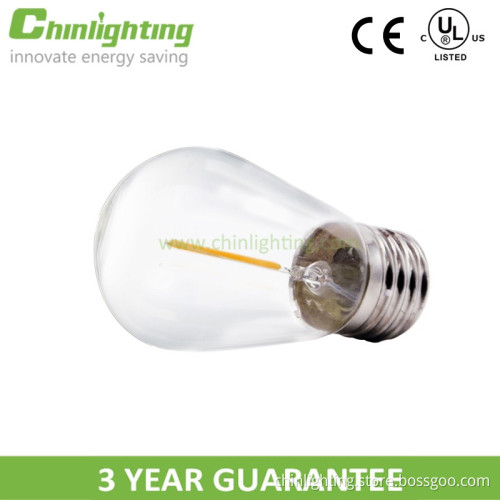 UL listed S14 E26 led filament bulb 2W 4W 6W 8W dimmable led edison bulb dimmable